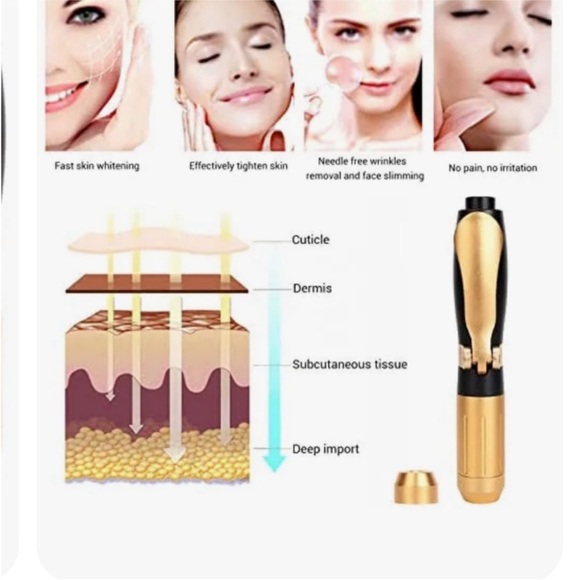 Black and Gold Hyaluronic Pen 🖤 - Picture 2 of 4